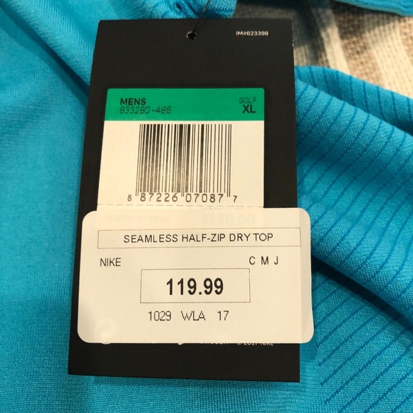 Blue Nike Dri-Fit Long Sleeve Pullover Sz XL NWT - Picture 6 of 8